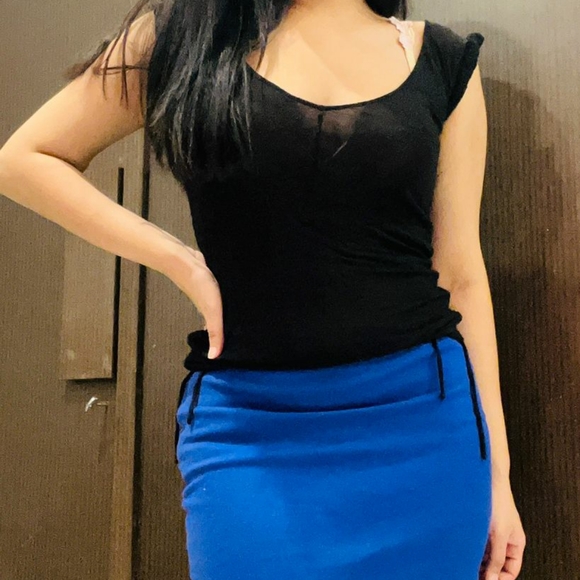 MANGO black tee - Picture 2 of 5